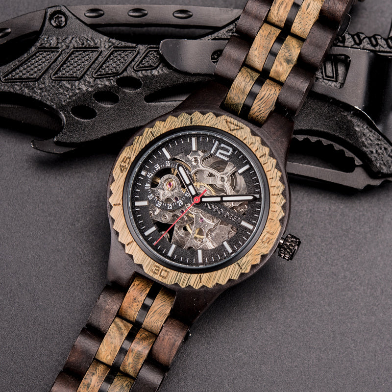 DODO DEER Automatic Wristwatch Luminous Personalized Wooden Watch for Women Luxury Gift Packaging