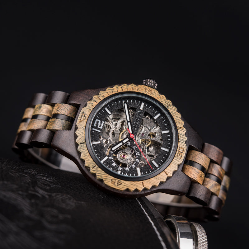 DODO DEER Automatic Wristwatch Luminous Personalized Wooden Watch for Women Luxury Gift Packaging