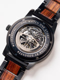 DODO DEER Mechanical Wooden Watch for Men Waterproof and Engraved Exquisite Wooden Box Packaging for Lovers' Gifts and Souvenirs