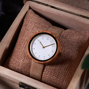 DODO DEER Holzuhren für Frauen, Geschenke zum Hochzeitstag, personalisierte Uhr mit Namensgravur