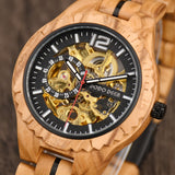 DODO DEER Luxury Olive Wooden Watch Customizable Engraved Text Gift Ready in Elegant Box Men‘s Wooden Timepiece