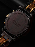 DODO DEER Eco-Friendly Wood Watch Personalized Engraving (Name/Date) Japanese Movement Minimalist Design Ideal Gift for Wedding Graduation