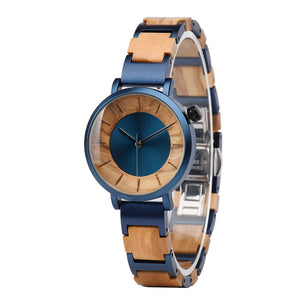 DODO DEER Unique Engraved Wood Watch Natural Olives Wood Engrave Your Message