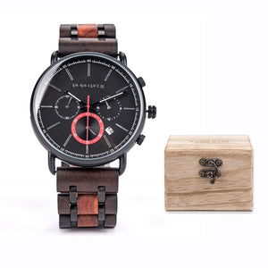 Wood Watch for valentine gift, anniversary gift for him, groomsmen gift watch, engraved wooden watch for him, son, dad