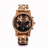 DODO DEER Steel-wood Multifunctional Couple Wooden Watch Perfect Anniversary/Birthday Present
