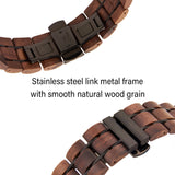 DODO DEER Apple Wood Watch Strap Walnut Suitable for All Models Engraved with Name or Date
