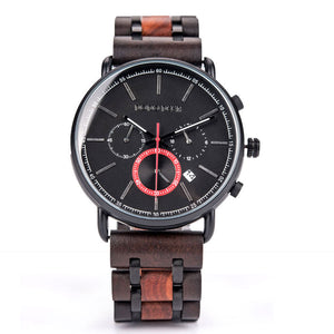 Wood Watch for valentine gift, anniversary gift for him, groomsmen gift watch, engraved wooden watch for him, son, dad