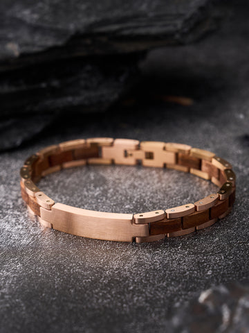 Wooden Bracelet (Engravable) — Exquisite Gift for Men and Women, Presented in a Wooden Box