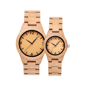 DODO DEER Minimalist Bamboo Watches for Couples