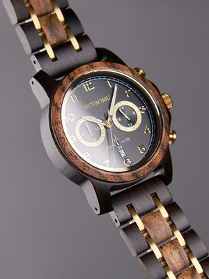 DODO DEER Eco-Friendly Wood Watch Personalized Engraving (Name/Date) Japanese Movement Minimalist Design Ideal Gift for Wedding Graduation