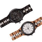 DODO DEER Luxury Wooden Watch Customizable Engraved Text Gift Ready in Elegant Box Mens Wooden Timepiece
