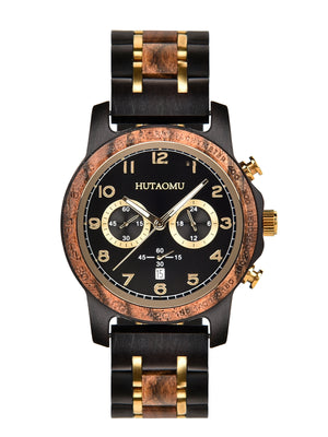 DODO DEER Eco-Friendly Wood Watch Personalized Engraving (Name/Date) Japanese Movement Minimalist Design Ideal Gift for Wedding Graduation