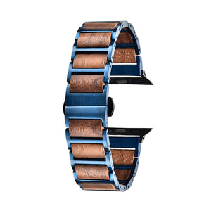 Adjustable Wooden Watch Band Compatible With Apple Watch