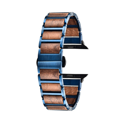 Adjustable Wooden Watch Band Compatible With Apple Watch