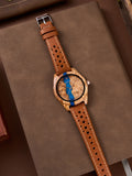 Custom Logo Engraved Wooden Watch for Daily Wear, Natural Solid Wood, Scratch‑Resistant Dial, Lightweight Wearable