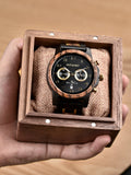 DODO DEER Eco-Friendly Wood Watch Personalized Engraving (Name/Date) Japanese Movement Minimalist Design Ideal Gift for Wedding Graduation