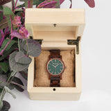 DODO DEER Handmade Wooden Watch with Name Engraving Stylish & Lightweight Best Gift for Her