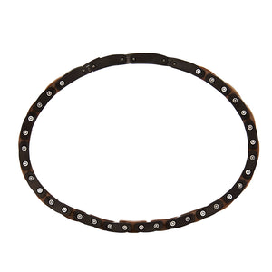 Slim Wood & Steel Bracelet for ladies