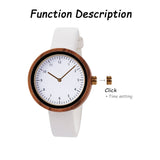 DODO DEER Wooden Watches for Women Wedding Anniversary Gifts Personalized Name Engraved Watch