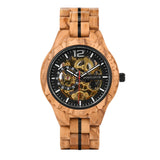 DODO DEER Automatic Olive Wood Watch for Lovers Ideal Gift for Wedding Graduation
