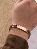 DODO DEER Wooden Bracelet for Him & Her — Engravable, Presented in an Exquisite Wooden Gift Box