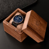 DODO DEER Japanese Movement Steel and Wood Watch Marble Dial Custom Name Engraving