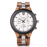DODO DEER Luxury Wooden Watch Customizable Engraved Text Gift Ready in Elegant Box Mens Wooden Timepiece