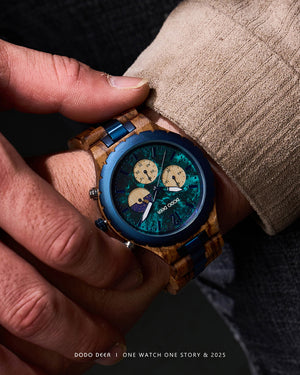 Engraved Walnut Watch for Husband - 1st Anniversary Gift For Boyfriend - Personalized Custom Wooden Gift For Him - Mens Wedding Gift