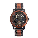 DODO DEER Mechanical Wooden Watch for Men Waterproof and Engraved Exquisite Wooden Box Packaging for Lovers' Gifts and Souvenirs