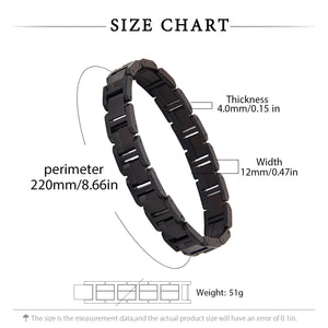 DODO DEER Natural Ebony Walnut Fashion Men's Bracelet