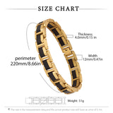 Golden Plated Ebony Wood Braclelet for men