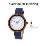 DODO DEER Wooden Watches for Women Wedding Anniversary Gifts Personalized Name Engraved Watch