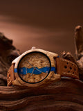 Custom Logo Engraved Wooden Watch for Daily Wear, Natural Solid Wood, Scratch‑Resistant Dial, Lightweight Wearable
