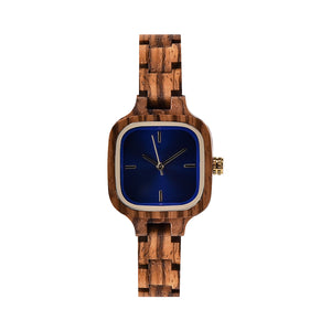 DODO DEER Small Square Wooden Table for Ladies Handcrafted & Lightweight Custom Engraving