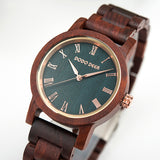 DODO DEER Handmade Wooden Watch with Name Engraving Stylish & Lightweight Best Gift for Her