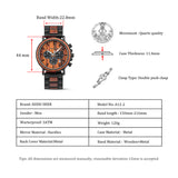 DODO DEER Premium Handmade Wooden Watch Minimalist Design Ideal Gift for Wedding, Graduation