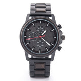 DODO DEER Luxury Men Business Quartz Calendar Rose Wood Watch