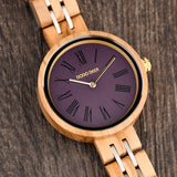 DODO DEER Minimalist Ladies Wooden Watches for women