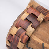 DODO DEER Eco-friendly Walnut and Apple Tree Wood Watch with 6 pointers