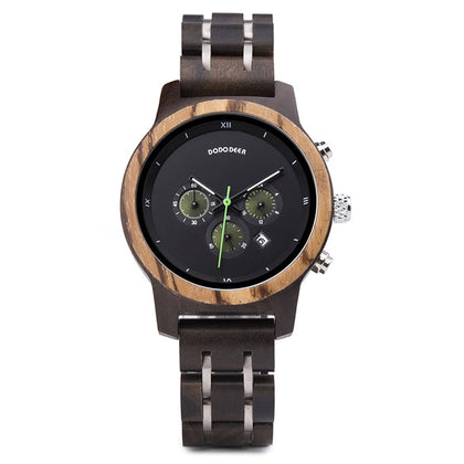 DODO DEER pink and green wooden watches for girls