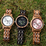DODO DEER pink and green wooden watches for girls